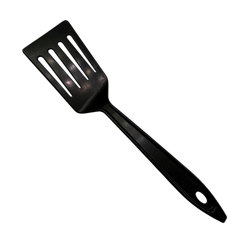 Lopol by Hutzler Black Nylon Slotted Spatula Turner No 717 Vintage Kitchen Tool